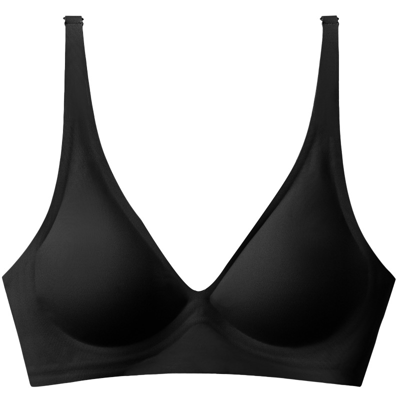 オレンジウッドブラジャー女性のソフトサポート小さな胸プッシュアップ通気性二次乳房縮小リムなしデザインシームレス女性のブラジャー