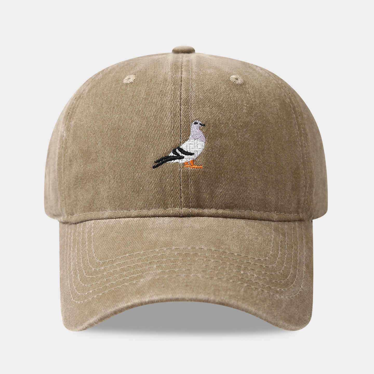2025 otoño nueva paloma bordada agua lavable sombrero de sol hombre y mujer al aire libre pesca sombrero de béisbol sombrero image 9