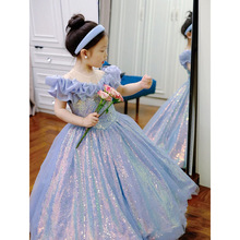 女童礼服轻奢小众高端生日公主裙六一儿童节主持人钢琴演奏蓬蓬裙