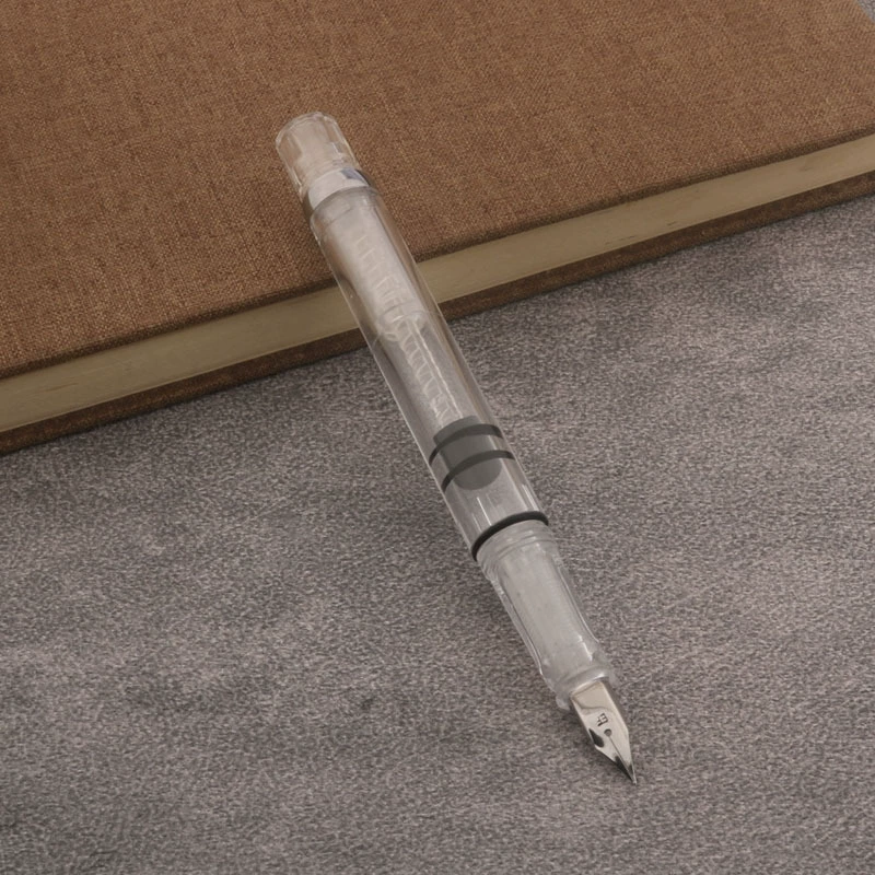 Quality Piston Fountain Pen Plastic Transparent High