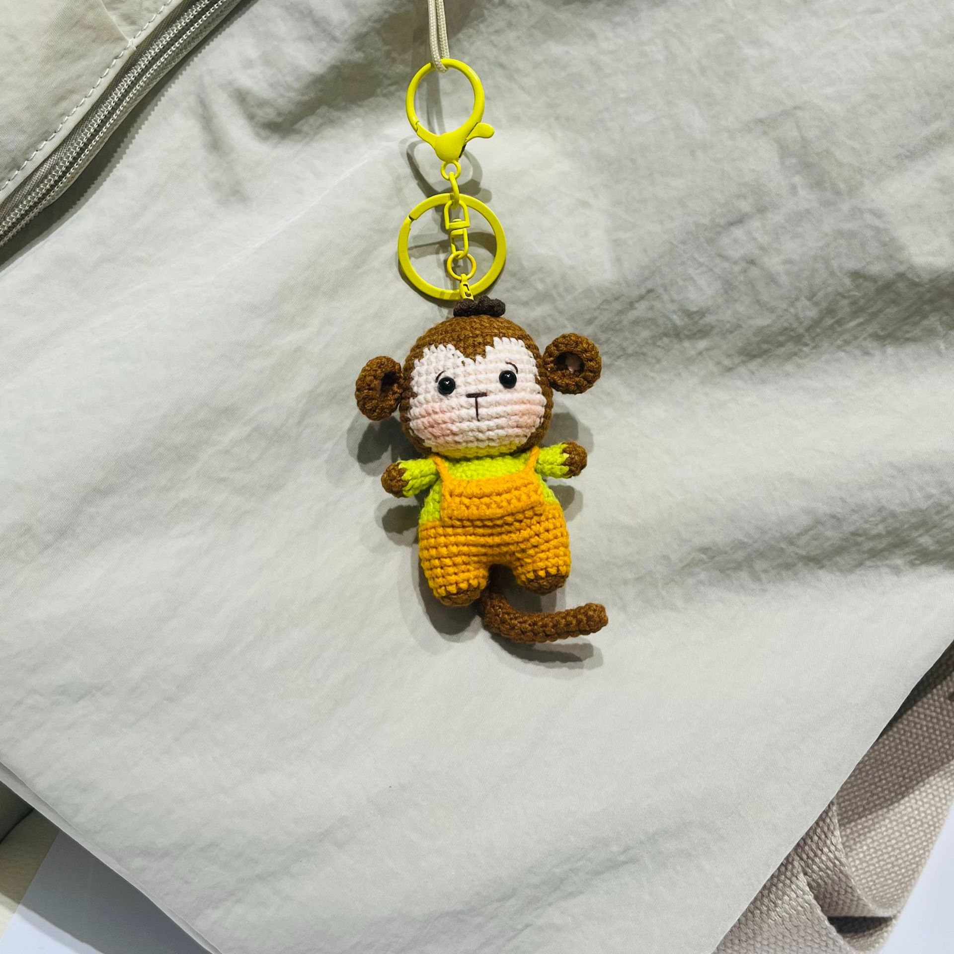 Colgantes de animales del zodiaco tejidos a mano, muñecos de lana hechos a crochet, accesorios decorativos para bolsos, regalos al por mayor y al detalle. image 61