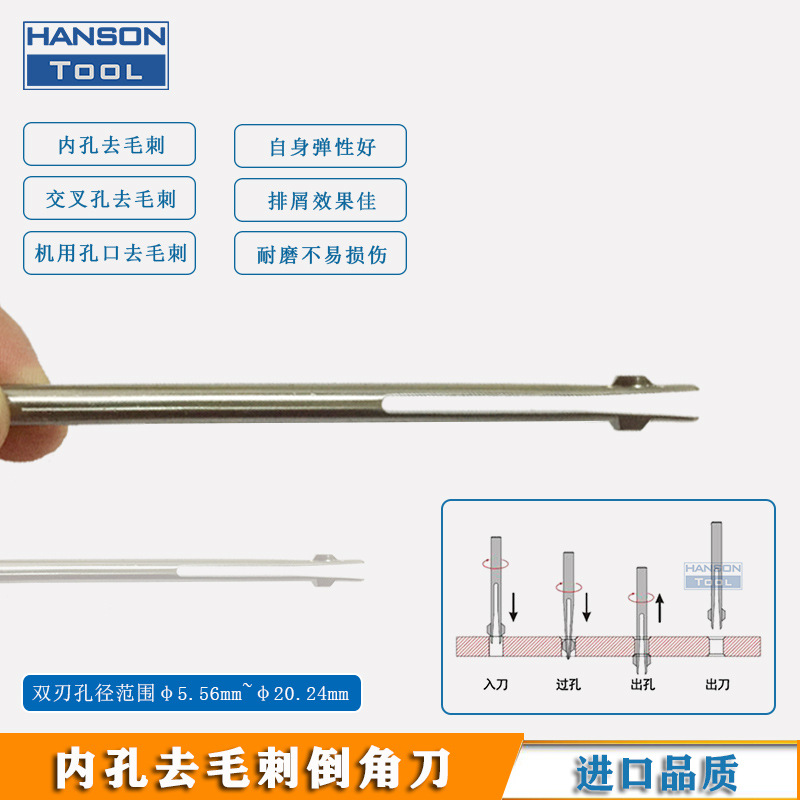 【特卖】 交叉孔内孔去毛刺倒角器 BO系列去溢边弹性过孔倒角刀