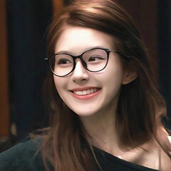 赵露思同款猫眼黑框平光镜女方圆脸大框可配度数近视镜素颜平光镜