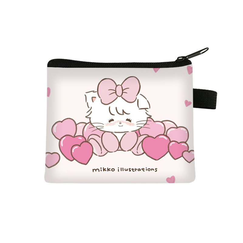 国境を越えたmikkoブランドの小銭入れ、子供用ショートミニバッグ、キュートな小型バッグ、学生向け大容量収納キーバッグ、卸売