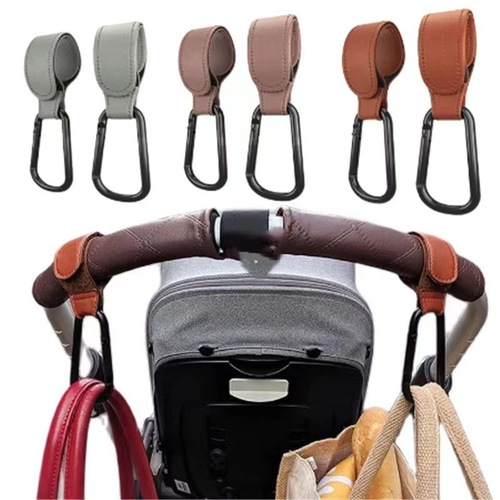 Stroller hook, stroller hook, stroller Velcro carabiner car metal hardware hook