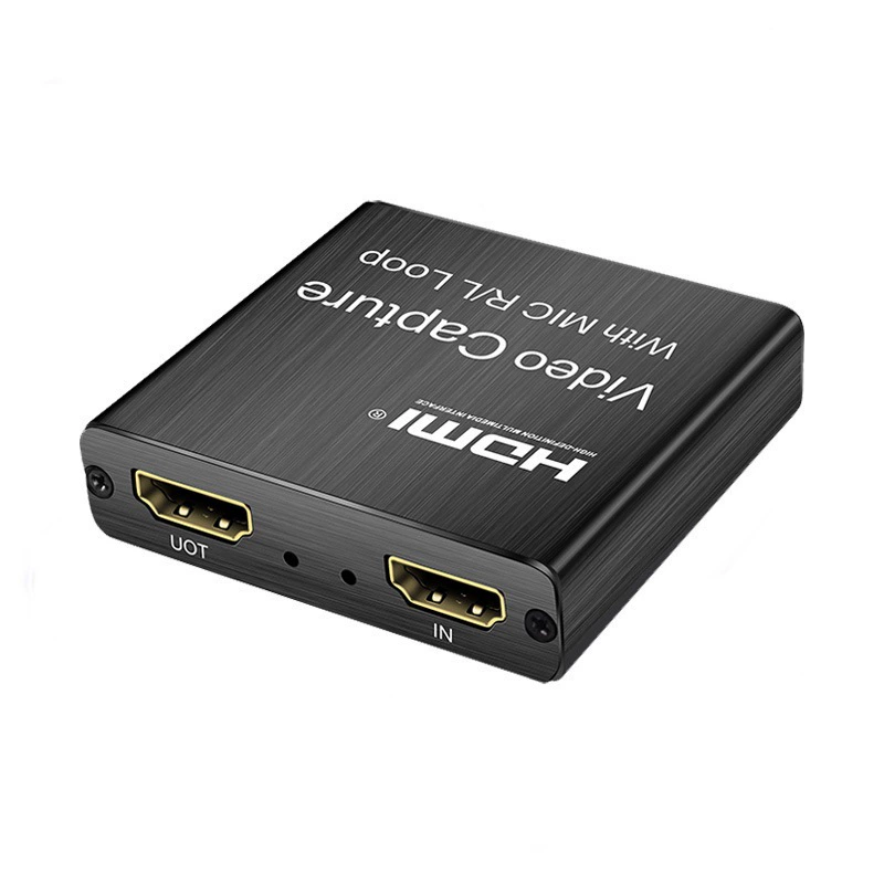 HDMI коллекционная карта USB высокого разрешения видеозапись коробка OBS игра живой сбор карты петля 3.5 микрофон передача