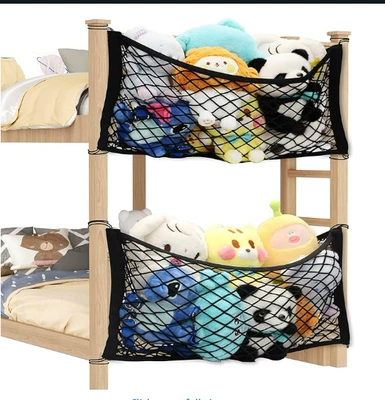 network e-commerce hot sale: Car storage bag/box - bedside-hanging-net-7030-upper-and-lower-rubber-bands-60cm
