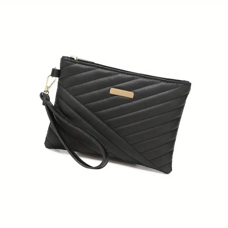 Bolso de Mano con Bordado para Mujer de PVC de Gran Capacidad para Uso Diario image 6