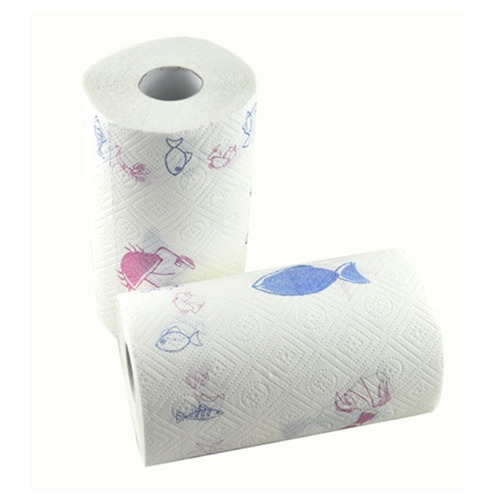 Heart-to-Heart Kitchen Oil Absorbent Paper Roll Pouch Economical Dish Cleaning Oil Absorbent Paper