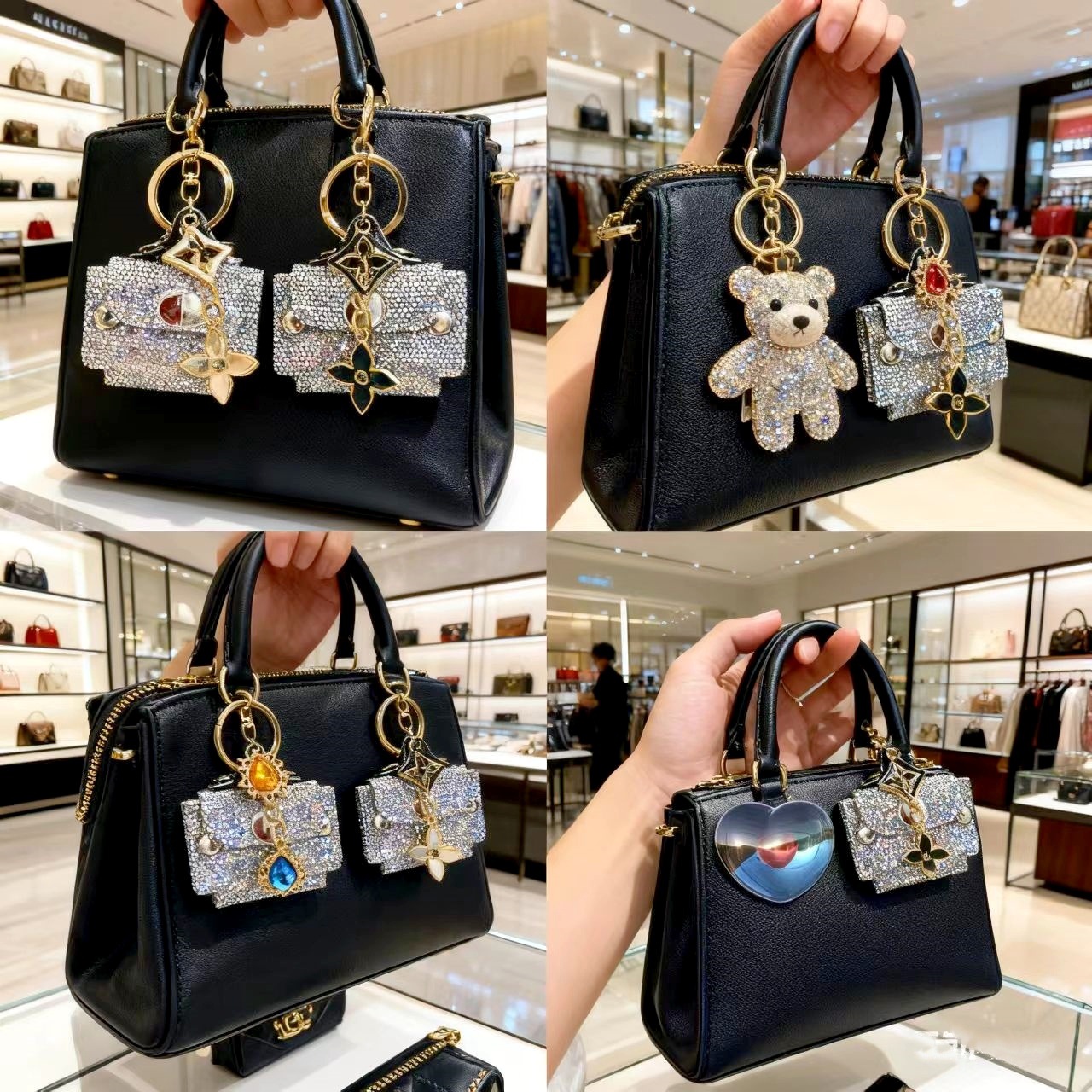 Mini Monedero Llavero de PU, Impermeable y Ultraligero, para Uso Diario
