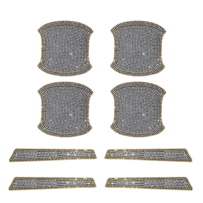 Car Door Bowl Anti-Scratch Car — Portal Wrist - hot-diamond-door-bowl-handle-8-piece-set-champagne-white