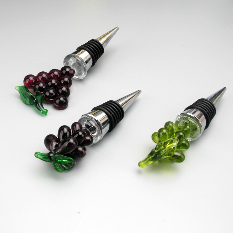 glass creative bottle stopper sealed