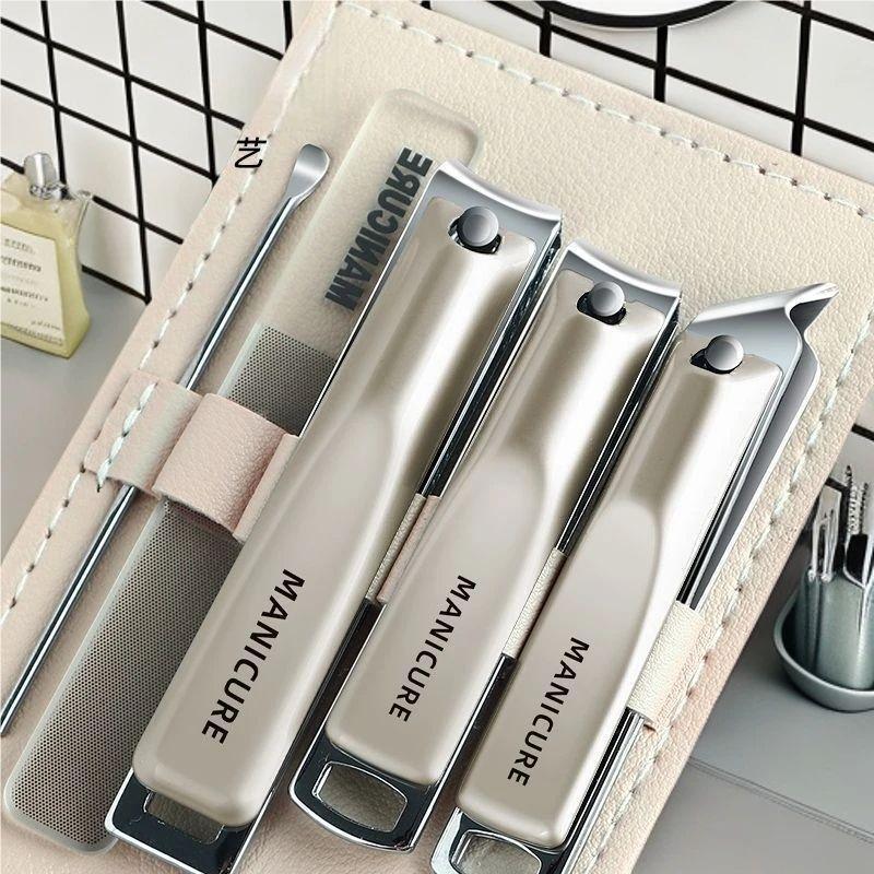 Household nail scissors, convenient nail clippers, high-end slant-blade scissors, and ear picks for men and women