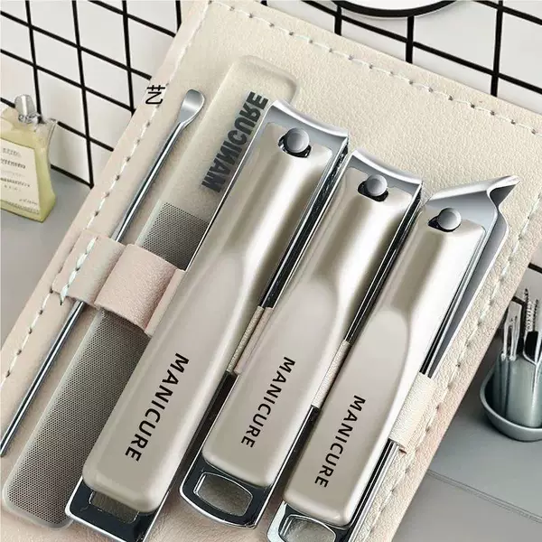 Household nail scissors, convenient nail clippers, high-end slant-blade scissors, and ear picks for men and women