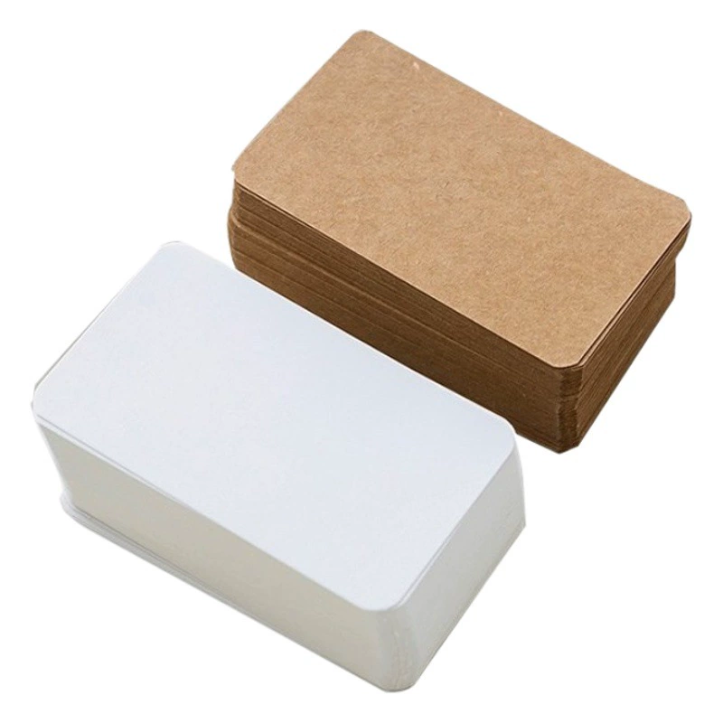 Пустая открытка для сообщений, английская карточка с словами, рукописная, для обучения письму новых слов, самодельная открытка, 100 штук, T