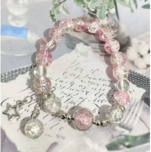 S052-Pulsera de estrellas galaxia rosa oscuro