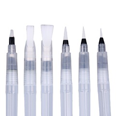 跨境專供蘸水筆 6支裝繪畫自來水筆大容量儲水毛筆自來吸水筆套裝