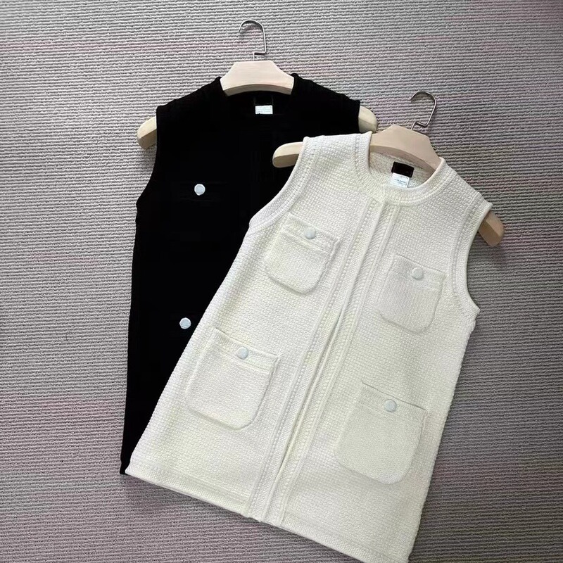 2024 New Model 100% Wool Four-Pocket Knitted Cardigan Staff Uniform