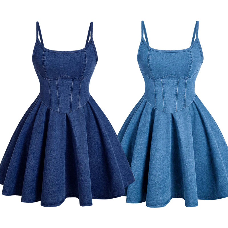 218588 Cross-border Women's Sweet Sling dress New Casual Cute dress Source Factory Outlet 218588 Cross-border Women's Sweet Sling dress New Casual Cute dress Source Factory Outlet