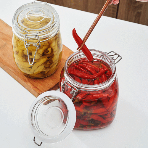 Glass Sealed Jar Latch Food Storage Lid Household Pickling Vinegar Honey Bottle Plum Liqueur Bottle Best Selling