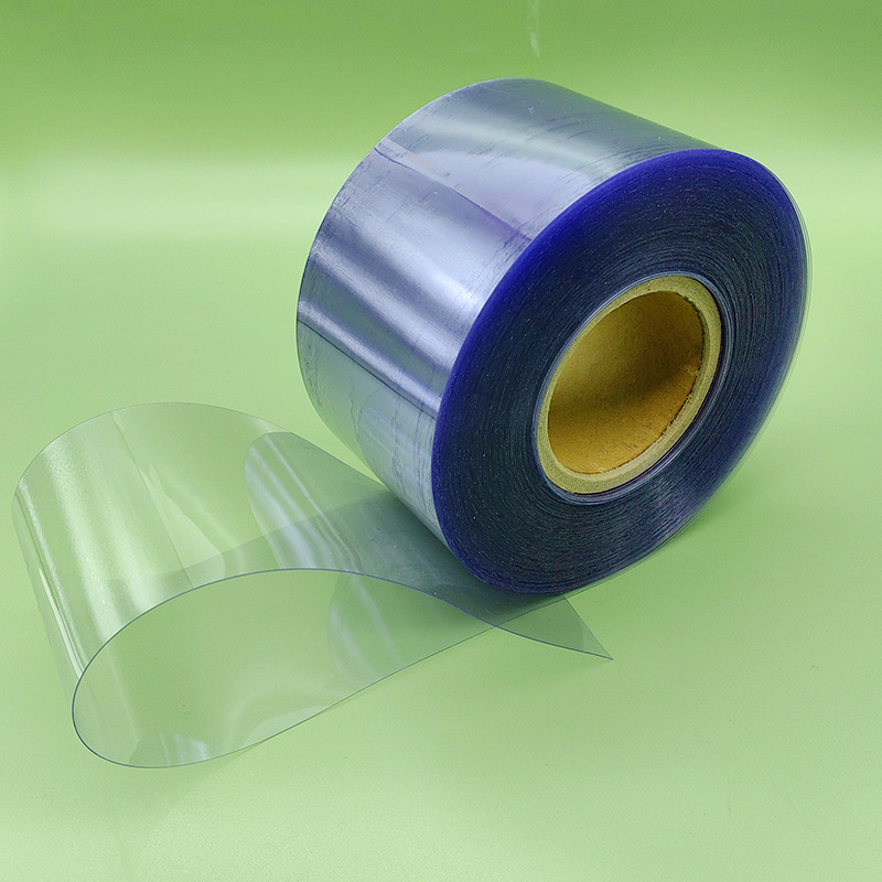 吸塑透明pvc卷材 化妆品食品包装泡罩pvc卷 可生产0.2-0.6mm厚度