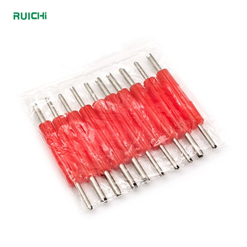 Universal tire valve core tool, double-headed valve stem core wrench, specialized maintenance tool for valve cores