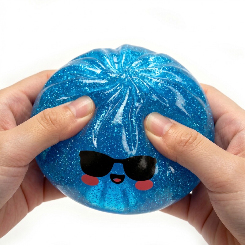 New Cross-Border Shark Bun Stress-Relief Squeeze Toy Soft Rubber Bun Wholesale Toy Factory Source
