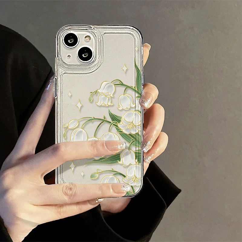 Apple, совместимый чехол для телефона, iPhone 14/15, орхидея, iPhone