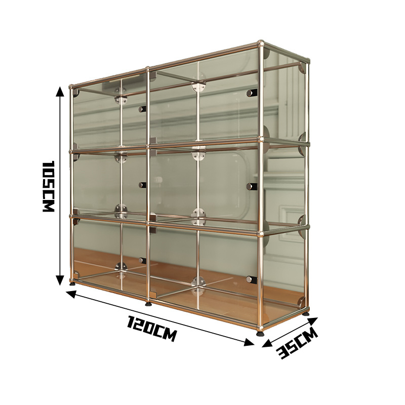 두 배 줄 3개의 층: 120*35*105