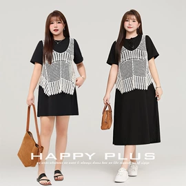 大码连衣裙;大码休闲套装;大码T恤