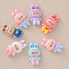 新しい DIY ソリッドラブ布キーホルダー人形ヘアアクセサリー下駄携帯電話ケース冷蔵庫マグネット DIY 樹脂アクセサリー