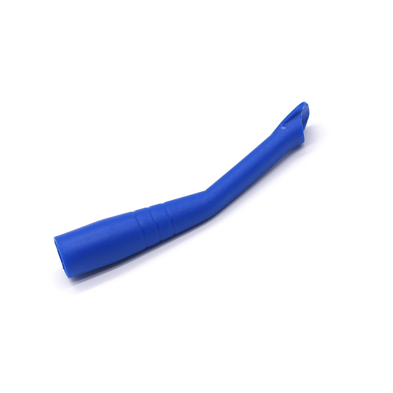 Boca plana desechable dental tubo de succión de paja fuerte pato boca plana paja curvada consumibles orales paja fuerte 50 unids/bolsa