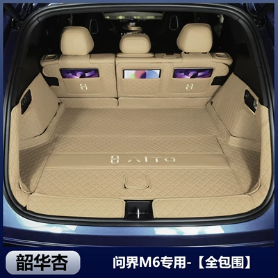 Trunk Mat: M6 car accessories, interior accessories - shaohua-xingfull-coveragenon-slip-and-waterproof-harmonyos-smart-travel-wenjie-m62026-2026-model-extended-range-version