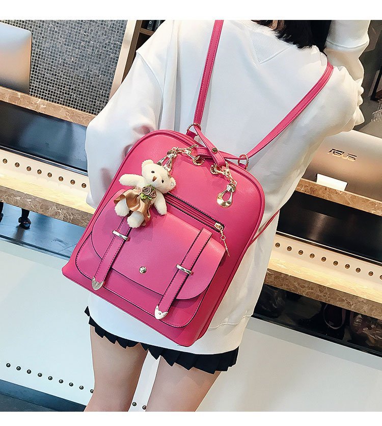 New style backpacks for women, fresh and cute student fashion and casual Korean-style women's bags, cross-border one-piece shipping worldwide undefined