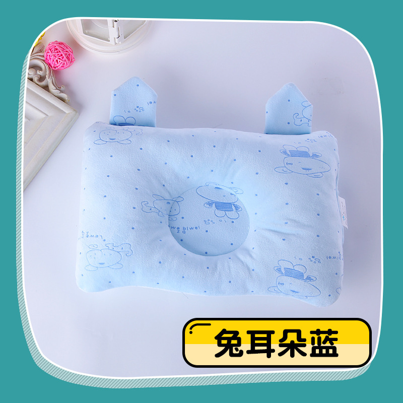 現物赤ちゃん枕ビロード赤ちゃん枕定型枕四季通用新生児調節枕通気柔らかい|undefined