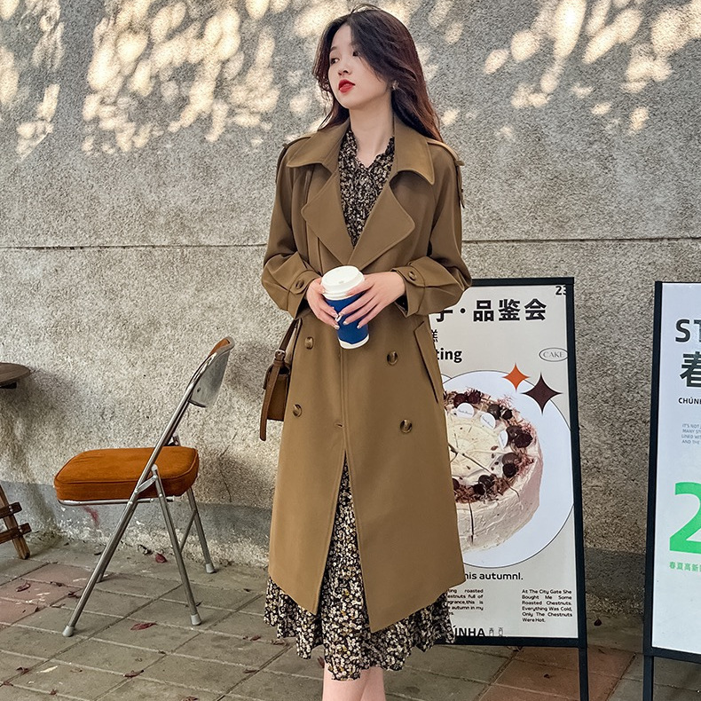 风衣外套女秋装气质小个子感2025年新款休闲春秋季英伦风大衣|undefined
