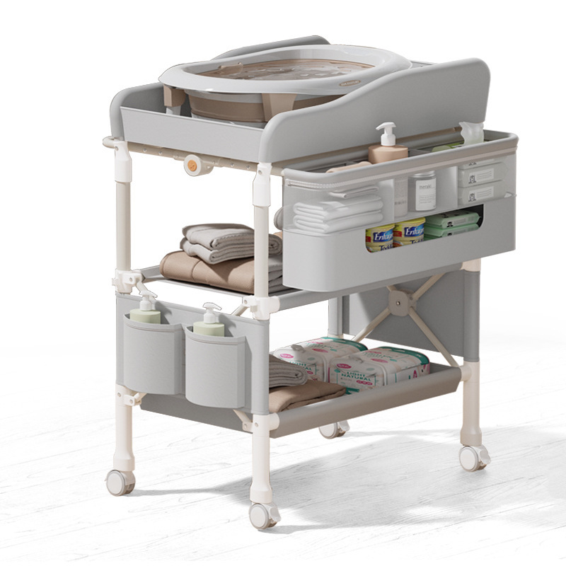Diaper Table Baby Care Table Portable Multifunctional Foldable Bathing Baby Bed Diaper Changing Touch Table