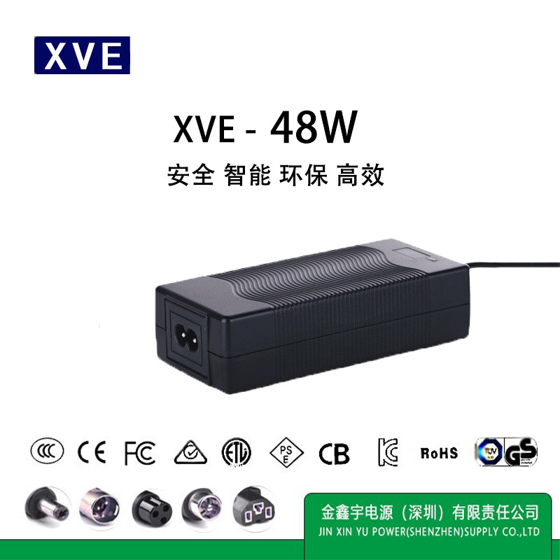 12V4A智能电源适配器储能桌面式LED灯POS机一体机电源按摩器厂家