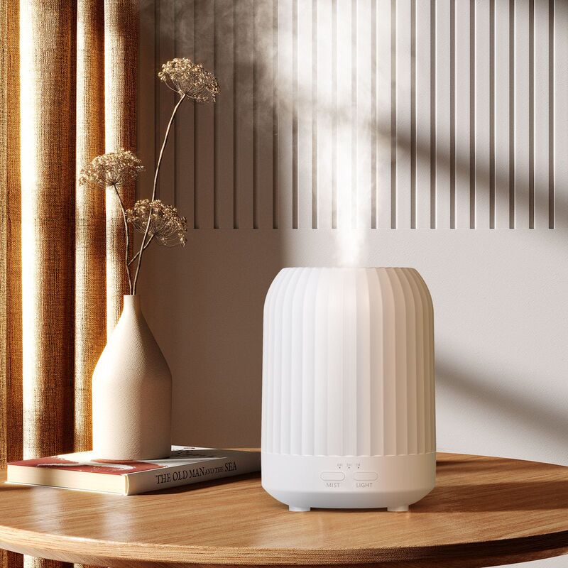 2025年型 水を使わない家庭用アロマディフューザー エッセンシャルオイル加湿噴霧器 USBナイトライト付きディフューザー 越境香料|undefined