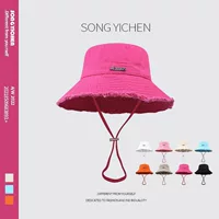 JACQUEMUS Hyuna та же праздничная солнцезащитная шляпа женский солнцезащитный козырек летом