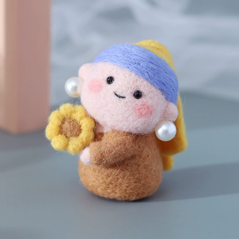 Войлочная фетровая набор материалов сумочка, серьги из жемчуга, брелок, handmade, подарок на день рождения