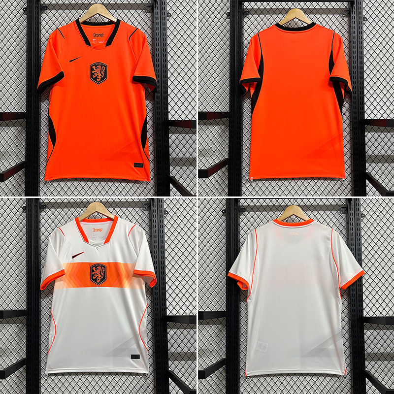 New Netherlands World Cup National Team Short-Sleeved Football Jersey T-Shirt Fan Version Cross-Border Dropshipping Customization