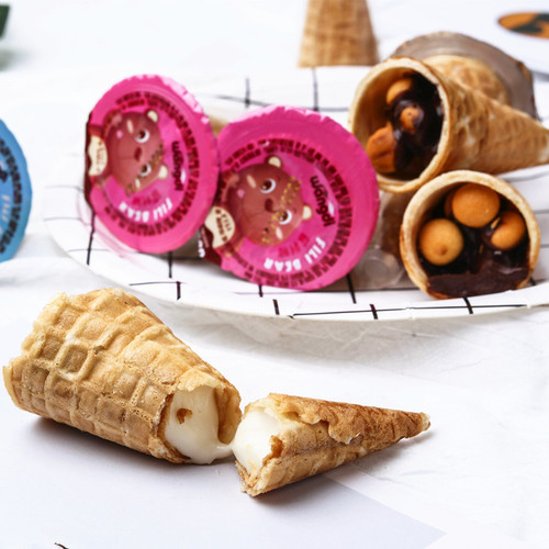 Philips Bear Chocolate Crisp Cylinder 360g Bagged Filled Cone Ice Cream Planet Cup Popular Leisure Snack Wholesale