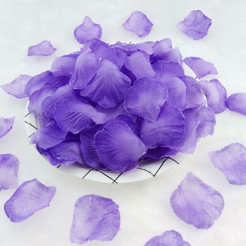 Wholesale simulated rose petals wedding supplies wedding room wedding bed non-woven fabric hand sprinkled fake petals photo props