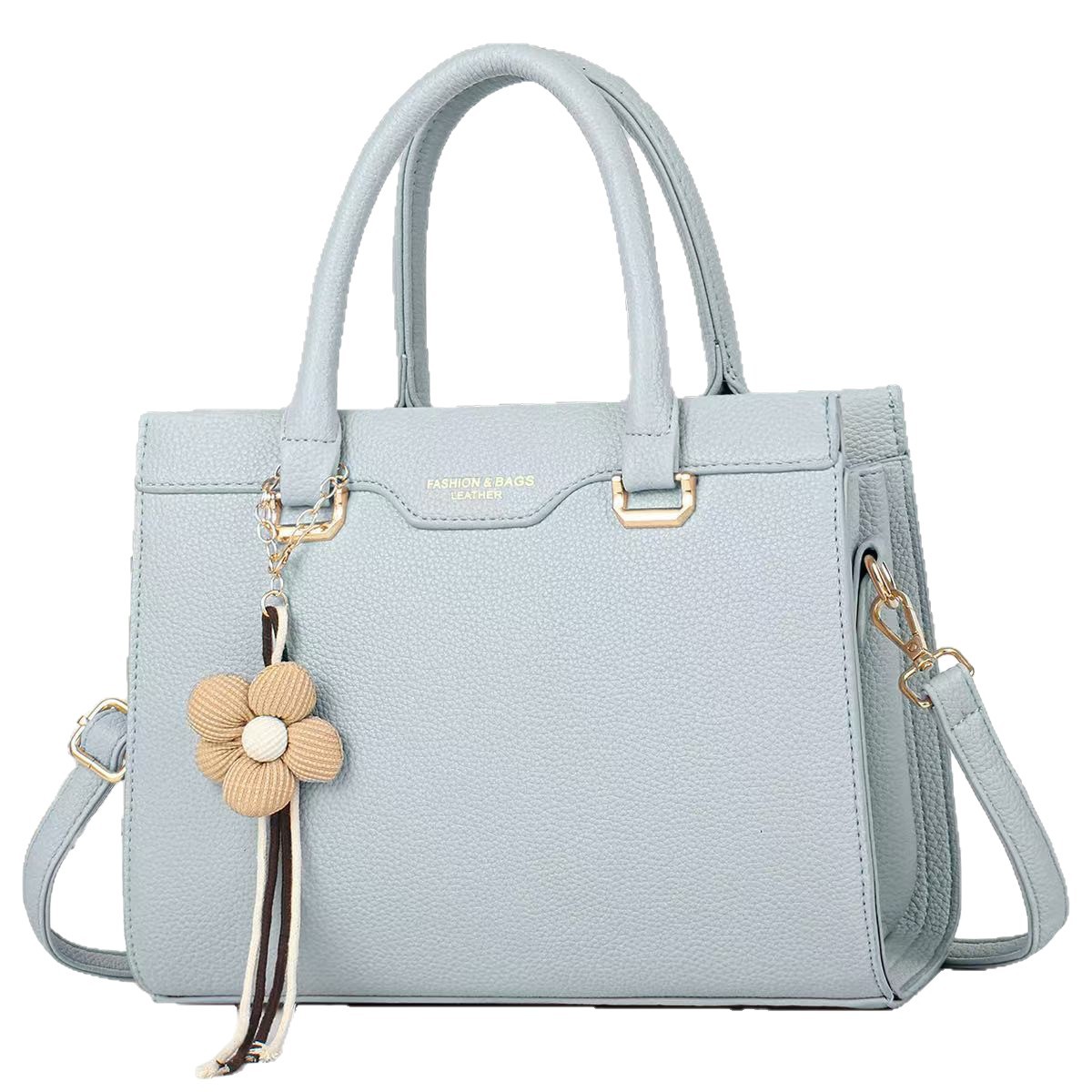 Casual de moda flor colgante bolso de mano temperamento mochila de gran capacidad versátil bolsas de hombro transfronterizas