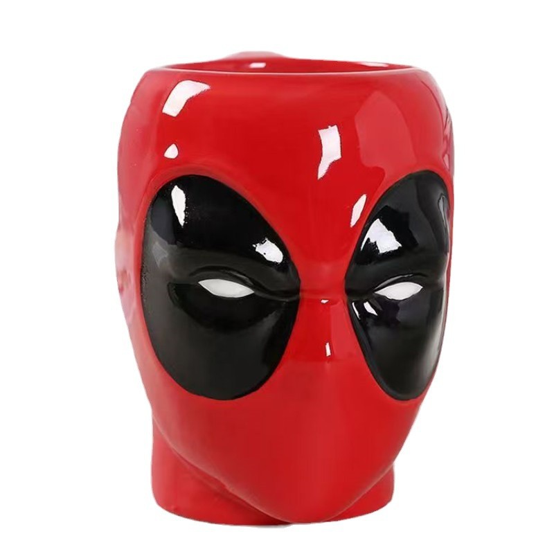 Spider-Man taza de cerámica taza creativa extraña taza de agua de dibujos animados dormitorio resistente a altas temperaturas gracioso nuevo