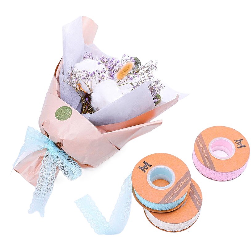 Coreano ramo cinta tela encaje cinta encaje regalo flor material de embalaje fábrica al por mayor