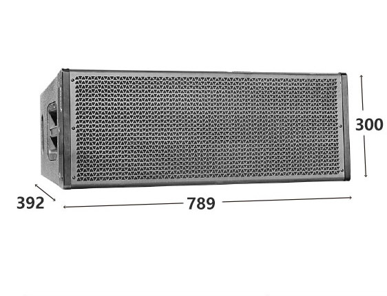Barra de ingeniería de línea de matriz de audio doble altavoz de matriz de línea de 10 pulgadas de interior y al aire libre concierto de hotel rendimiento profesional de audio