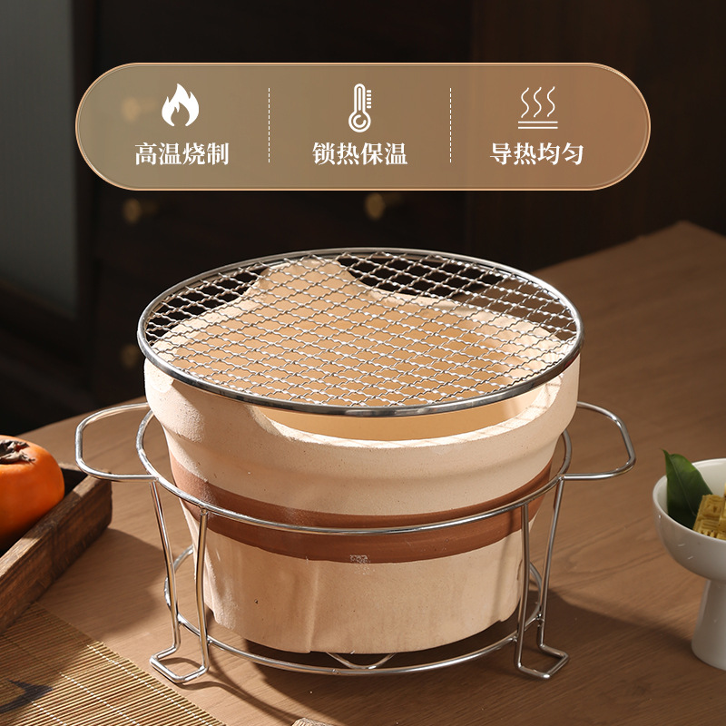 Barbecue stove, indoor old-fashioned hot pot, charcoal mud stove, outdoor carbon stove 