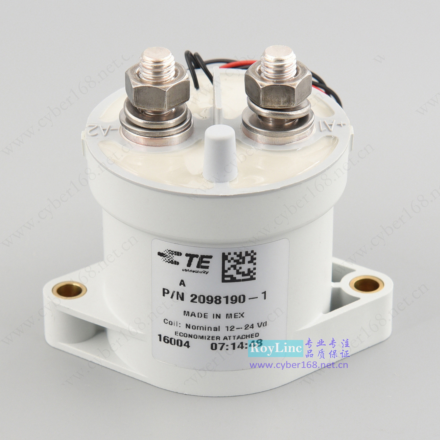 TE 900V BMS电池管理系统电动车高压直流继电器EVC500 2098190-1